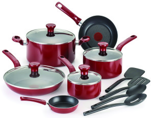 t-fal_14-piece_excite_non-stick_cookware_set_-_red