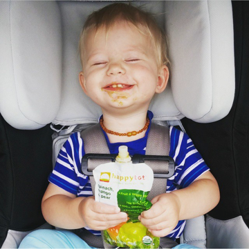 Toddler with Tot Pouch